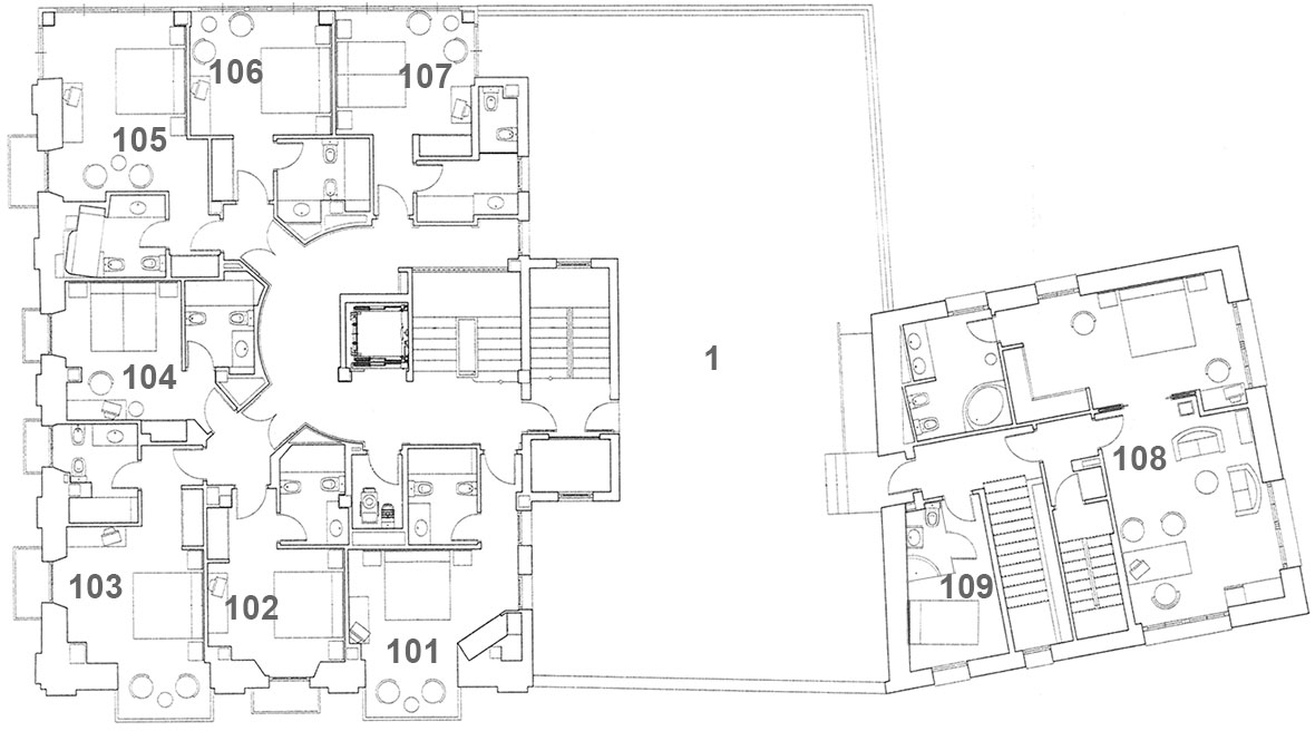Hotel Palacio Azcárate planta 1
