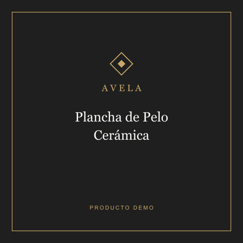 Plancha de Pelo Cerámica