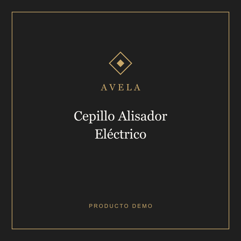 Cepillo Alisador Eléctrico