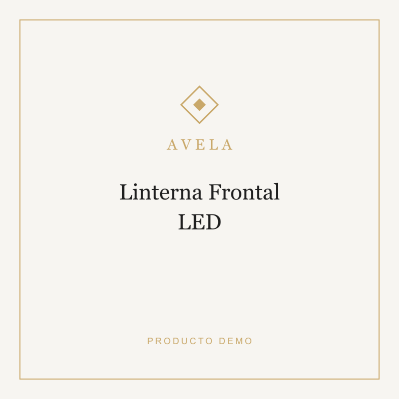 Linterna Frontal LED