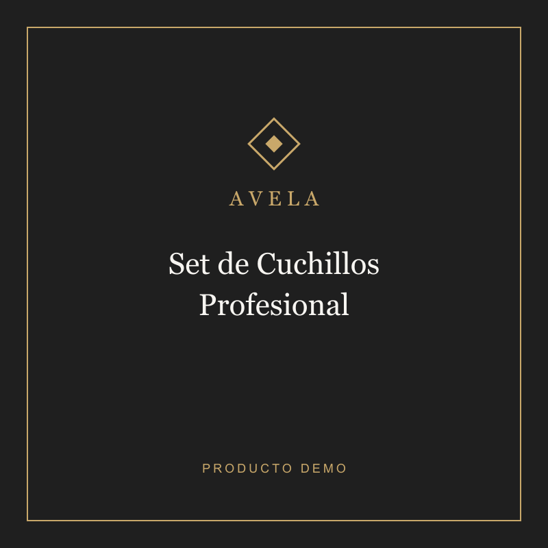 Set de Cuchillos Profesional