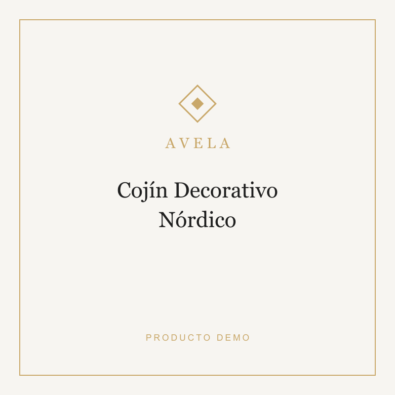 Cojín Decorativo Nórdico