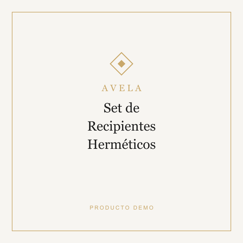 Set de Recipientes Herméticos