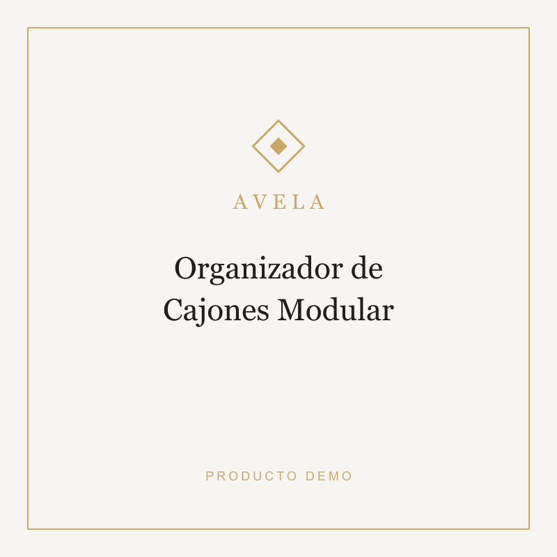 Organizador de Cajones Modular