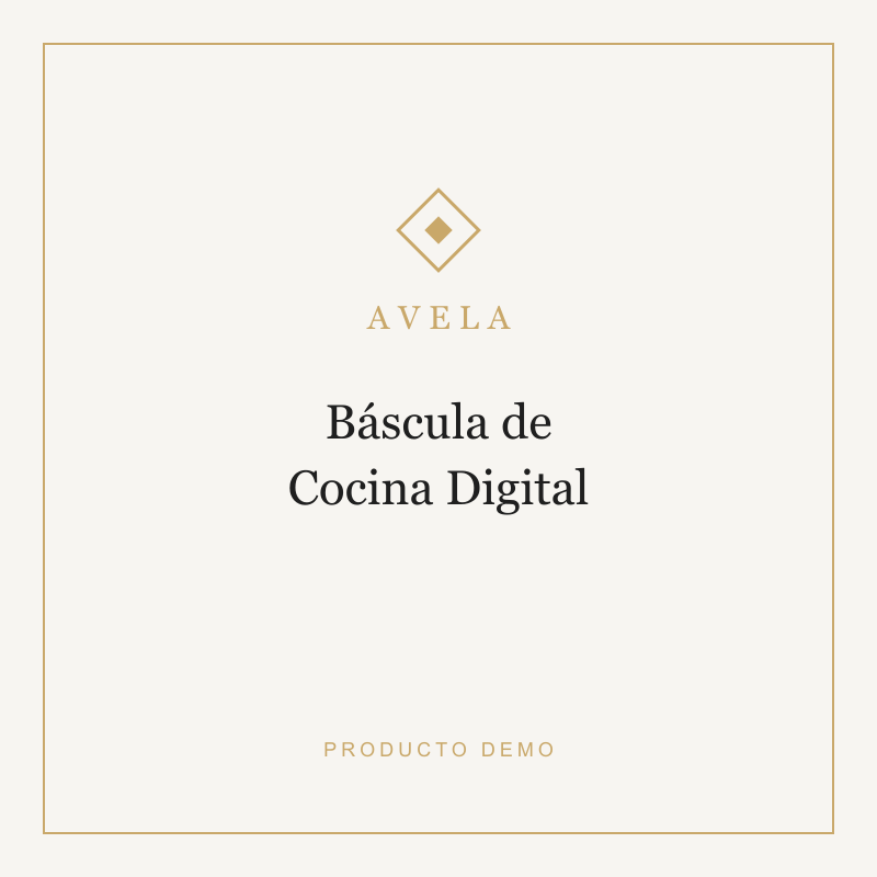 Báscula de Cocina Digital