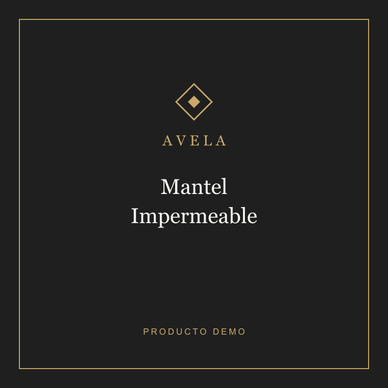 Mantel Impermeable