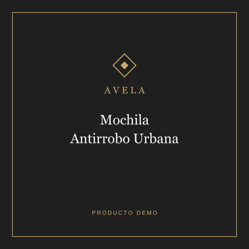 Mochila Antirrobo Urbana