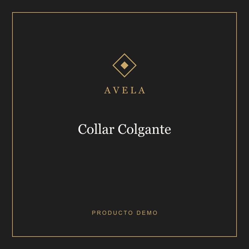 Collar Colgante