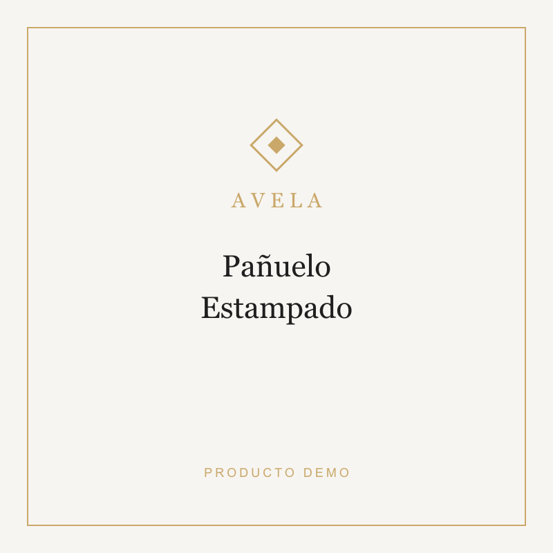 Pañuelo Estampado