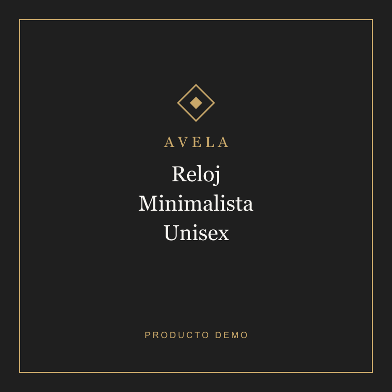 Reloj Minimalista Unisex