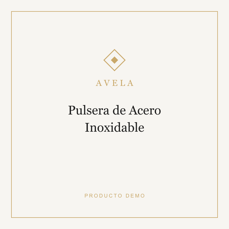 Pulsera de Acero Inoxidable