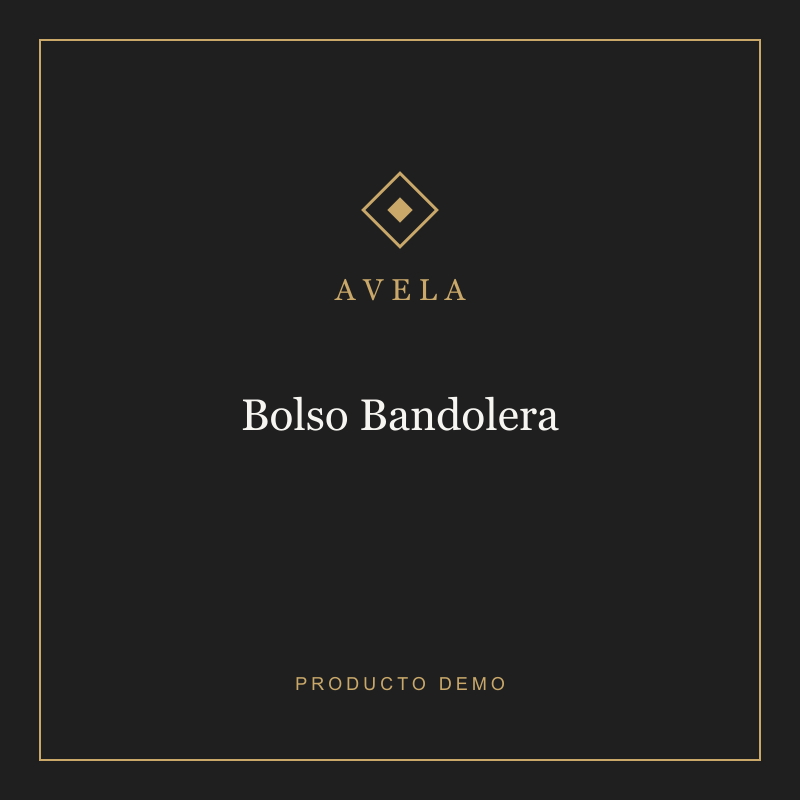 Bolso Bandolera