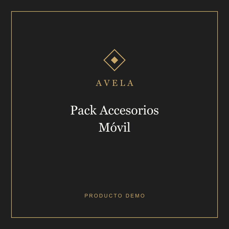 Pack Accesorios Móvil