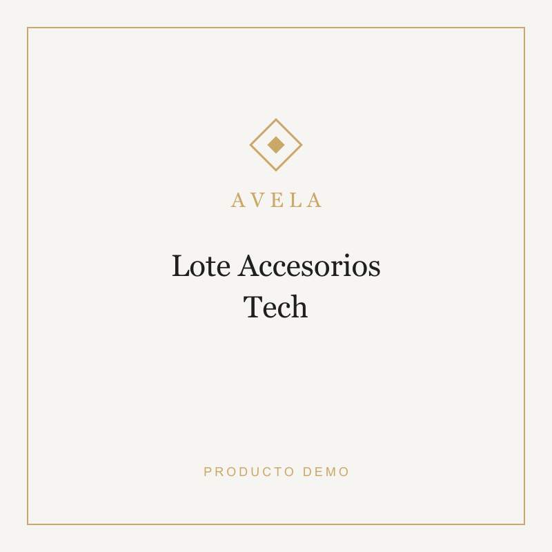 Lote Accesorios Tech