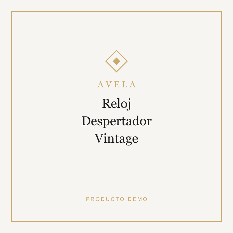 Reloj Despertador Vintage