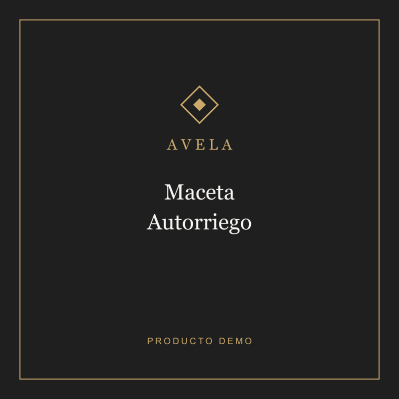 Maceta Autorriego