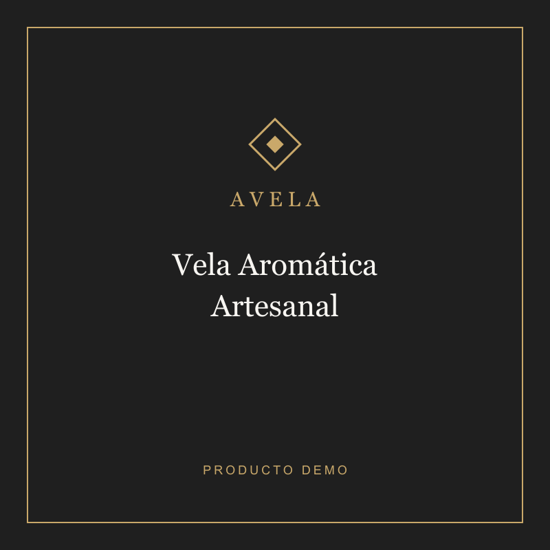 Vela Aromática Artesanal