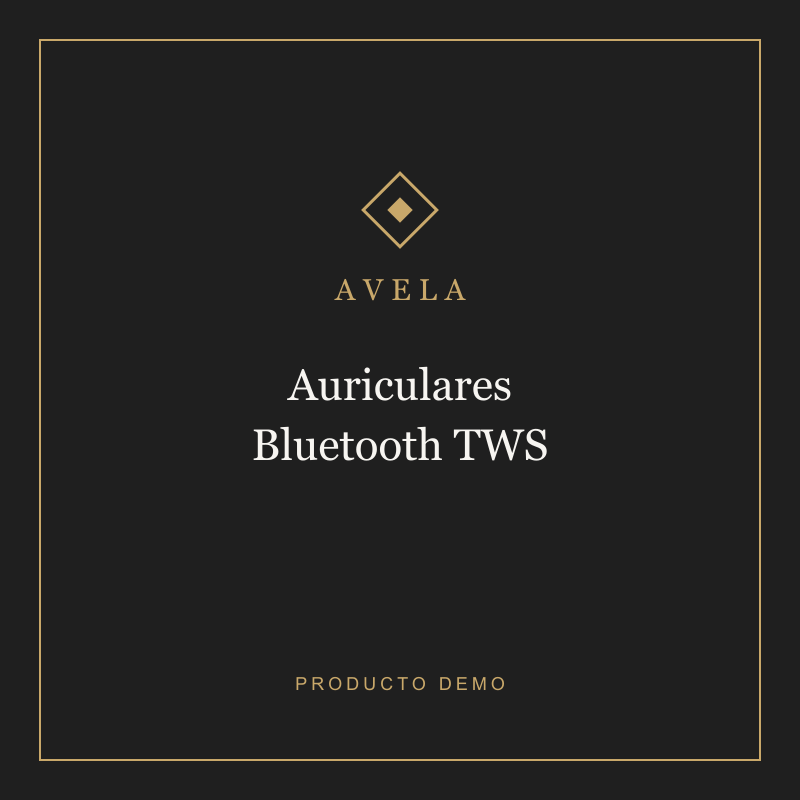 Auriculares Bluetooth TWS
