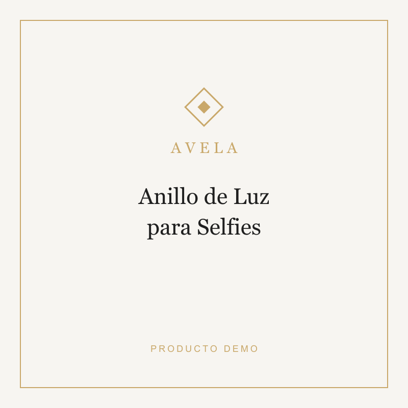 Anillo de Luz para Selfies