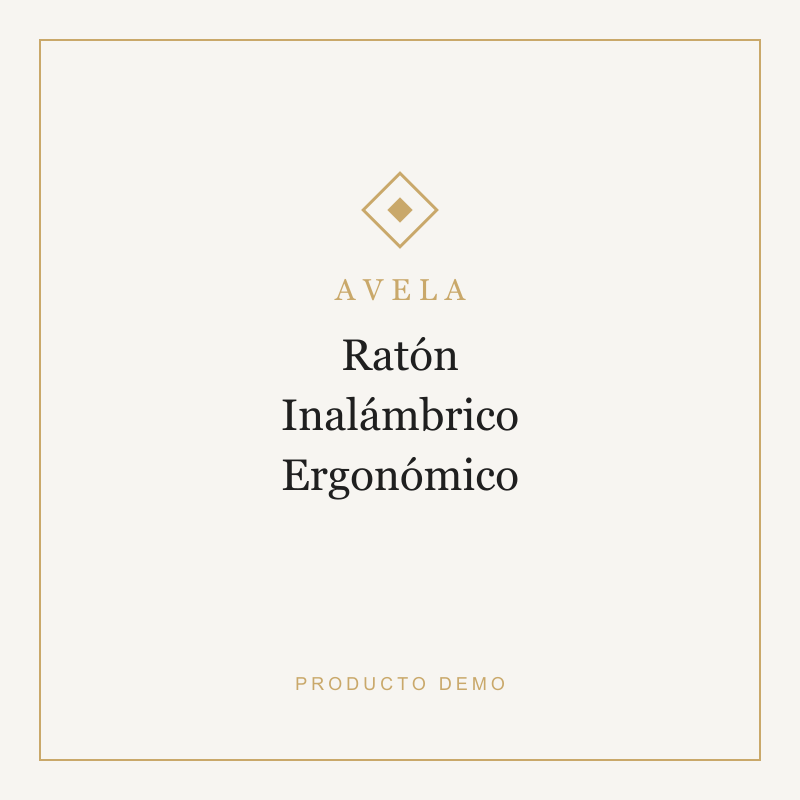 Ratón Inalámbrico Ergonómico