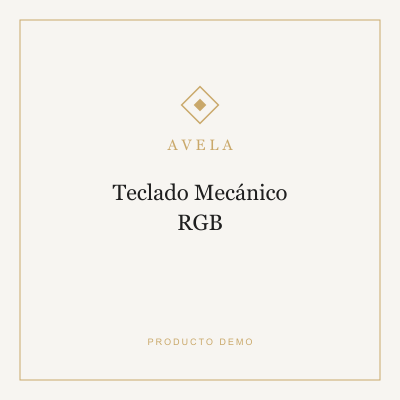 Teclado Mecánico RGB