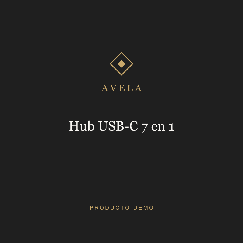 Hub USB-C 7 en 1